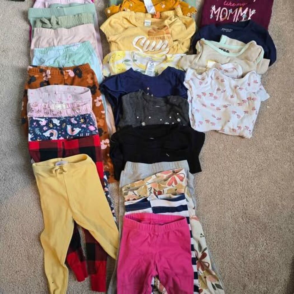 18 month girl toddler clothes bundle 30+ pieces